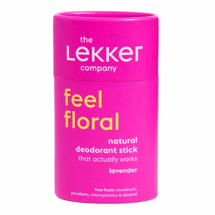 Deodorant Stick Natural Lekker Feel Floral Lavandă, 40g – Vegan, Fără Aluminiu, Zero Plastic [2]