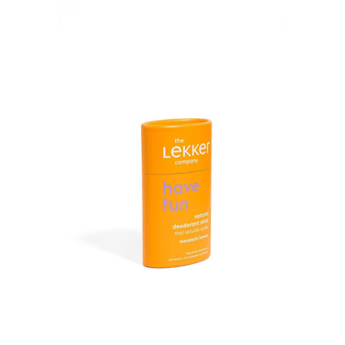 Deodorant Stick Natural Lekker Mandarine și Lămâie, 40g – Vegan, Fără Aluminiu, Zero Plastic [9]