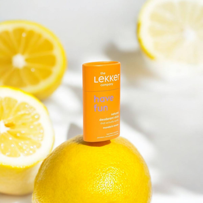 Deodorant Stick Natural Lekker Mandarine și Lămâie, 40g – Vegan, Fără Aluminiu, Zero Plastic [6]