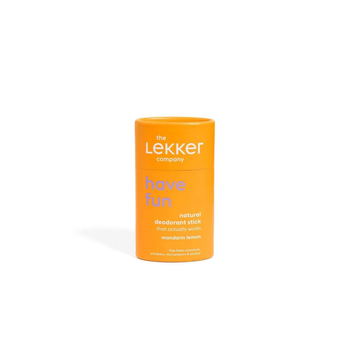 Deodorant Stick Natural Lekker Mandarine și Lămâie, 40g – Vegan, Fără Aluminiu, Zero Plastic [10]