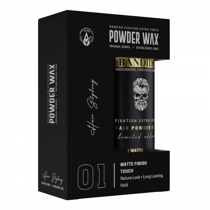 Pudra de Par Bandido Extra Volum, Finisaj Matte si Strong Hold, 32g [2]