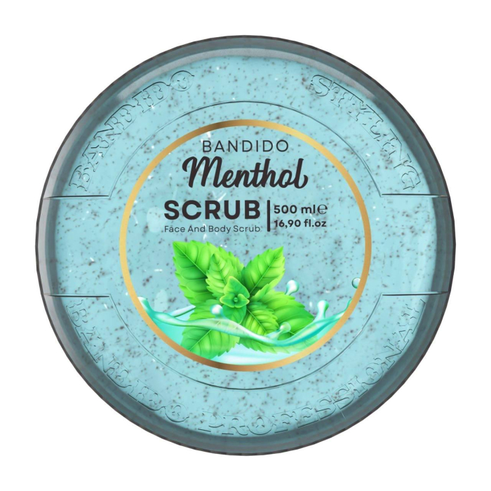 Scrub Facial și Corporal Profesional Bandido cu Mentol, 500ml [1]
