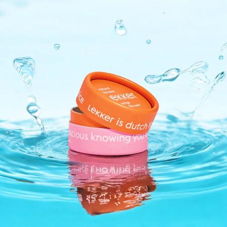 Balsam de Buze Hidratant Lekker Orange Vanilla Swirl, 8g – Portocale și Vanilie, Vegan, Fără Petrol, Zero Plastic [3]