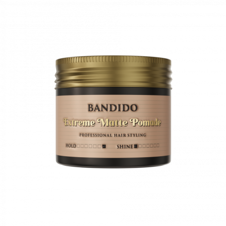 CEARA DE PAR - Ceară de Păr Profesională Bandido Extreme Matte Pomade, 125ml