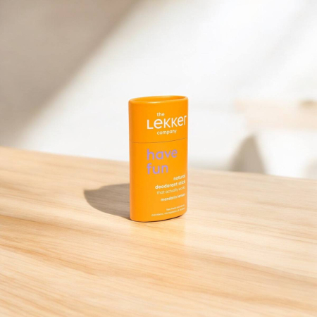 Deodorant Stick Natural Lekker Mandarine și Lămâie, 40g – Vegan, Fără Aluminiu, Zero Plastic [7]