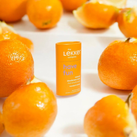 Deodorant Stick Natural Lekker Mandarine și Lămâie, 40g – Vegan, Fără Aluminiu, Zero Plastic [6]