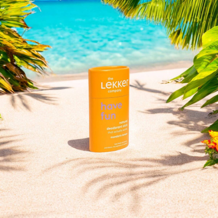 Deodorant Stick Natural Lekker Mandarine și Lămâie, 40g – Vegan, Fără Aluminiu, Zero Plastic [3]