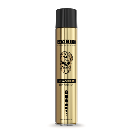 FIXATIV SI SPUMA - Fixativ Bandido Hair Spray Gold, Extra Volum, 400ml