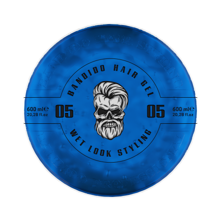 GEL DE PAR - Gel de păr Bandido 5 Wet Look Styling, 600ml – Efect Umed și Control