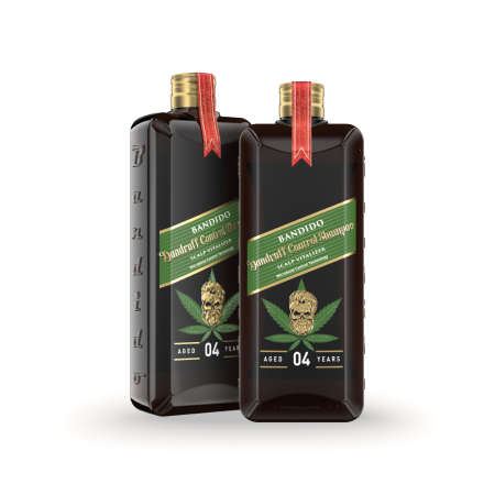 SAMPON DE PAR - Șampon antimătreață Bandido Dandruff Shampoo, 350ml – Purificare și Control Sebum