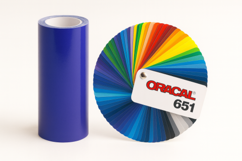 AUTOCOLANT BRANDING 651 - ORACAL 651 BRILLIANT BLUE 086
