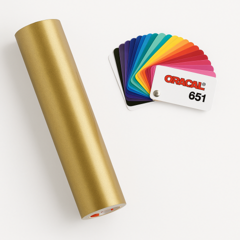 AUTOCOLANT BRANDING 651 - ORACAL 651 GOLD METALIC 091