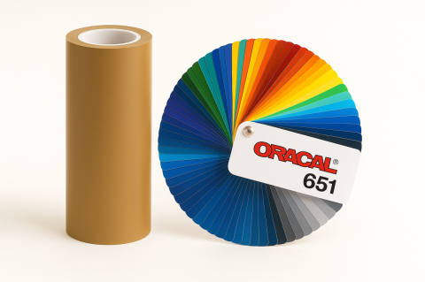 AUTOCOLANT BRANDING 651 - ORACAL 651 LIGHT BROWN 081