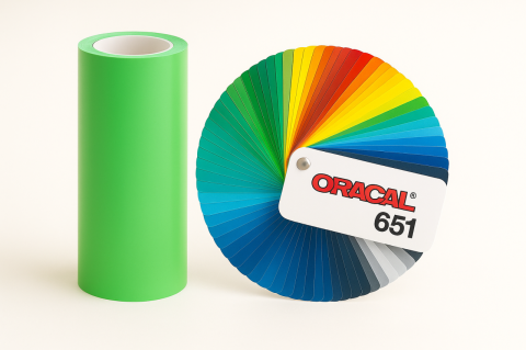 AUTOCOLANT BRANDING 651 - ORACAL 651 LIGHT GREEN 062