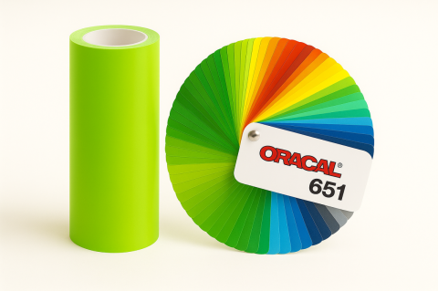 AUTOCOLANT BRANDING 651 - ORACAL 651 LIME TREE GREEN 063