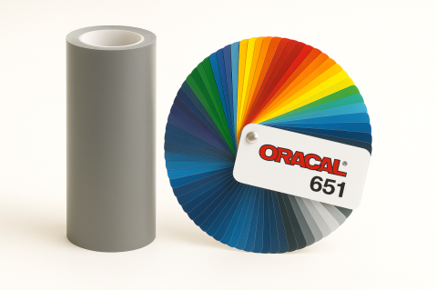 AUTOCOLANT BRANDING 651 - ORACAL 651 MIDDLE GREY 074