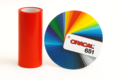 AUTOCOLANT BRANDING 651 - ORACAL 651 RED 031