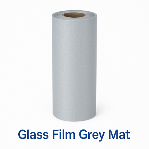 FOLIE DECORATIVA STICLA - SOLAR SCREEN IMITATIE GEAM SABLAT GREY