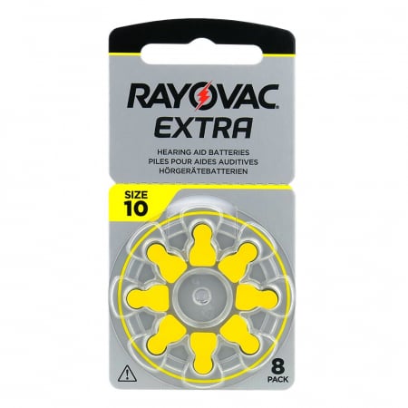 Baterii Auditive Rayovac - Baterie 10 PR70 1.45V Rayovac Extra set 8 buc.