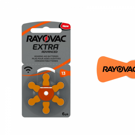 Baterii Auditive Rayovac - Baterie 13 PR48 Rayovac Extra Zinc-Aer 1.45V set 6 buc.