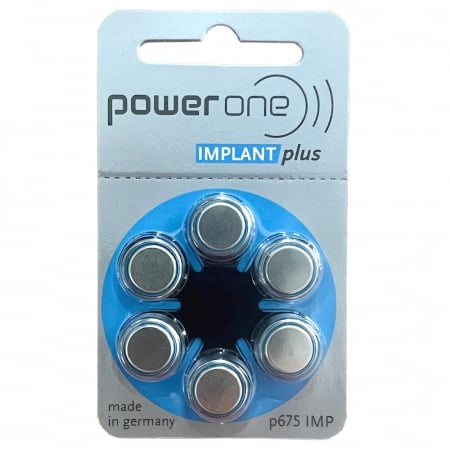 Baterie P675 Implant Power One Zinc-Aer 1.45V cutie 60 buc [1]