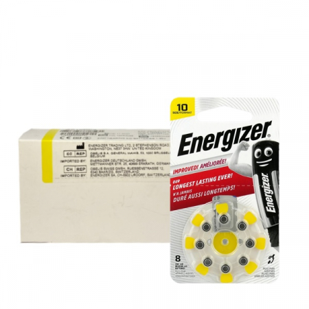 Baterie Auditiva 10 PR70 - Baterii 10 PR70 Energizer Zinc-Aer 1.45V cutie 48 buc.