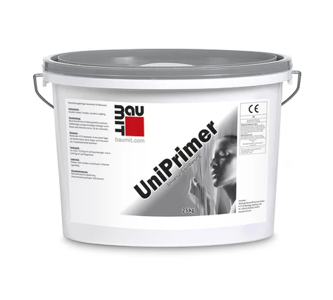 Grunduri exterior - Grund pentru tencuiala decorativa, UniPrimer Baumit, universal, interior / exterior, 20 kg