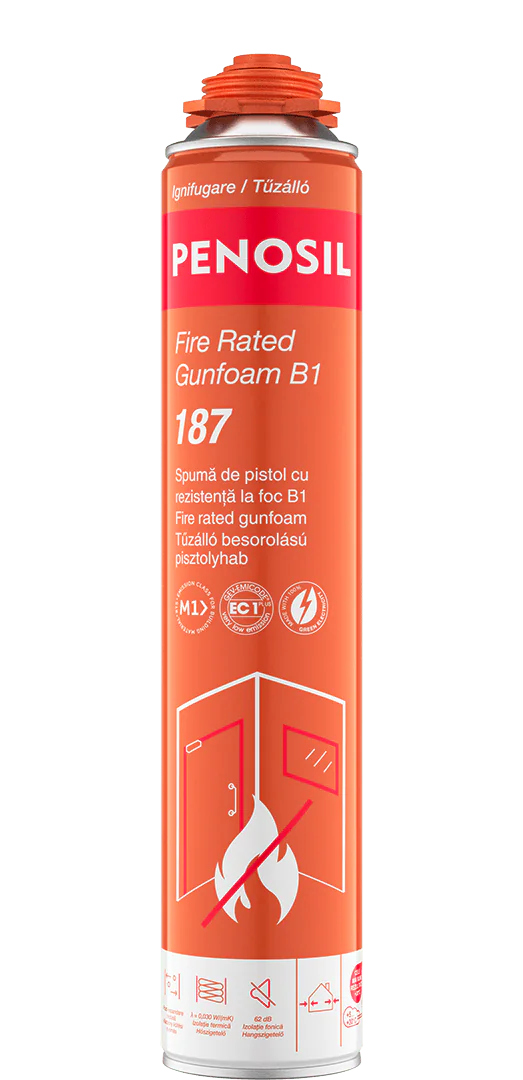 Adezivi  de montaj - PENOSIL Fire Rated Gunfoam B1 187 - spumă PU cu protecţie la foc