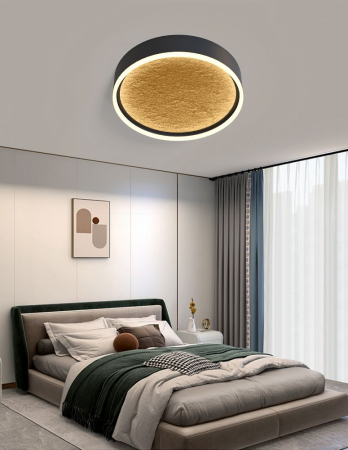 Corpuri iluminat interior - Plafoniera Bordeaux Gold 40cm