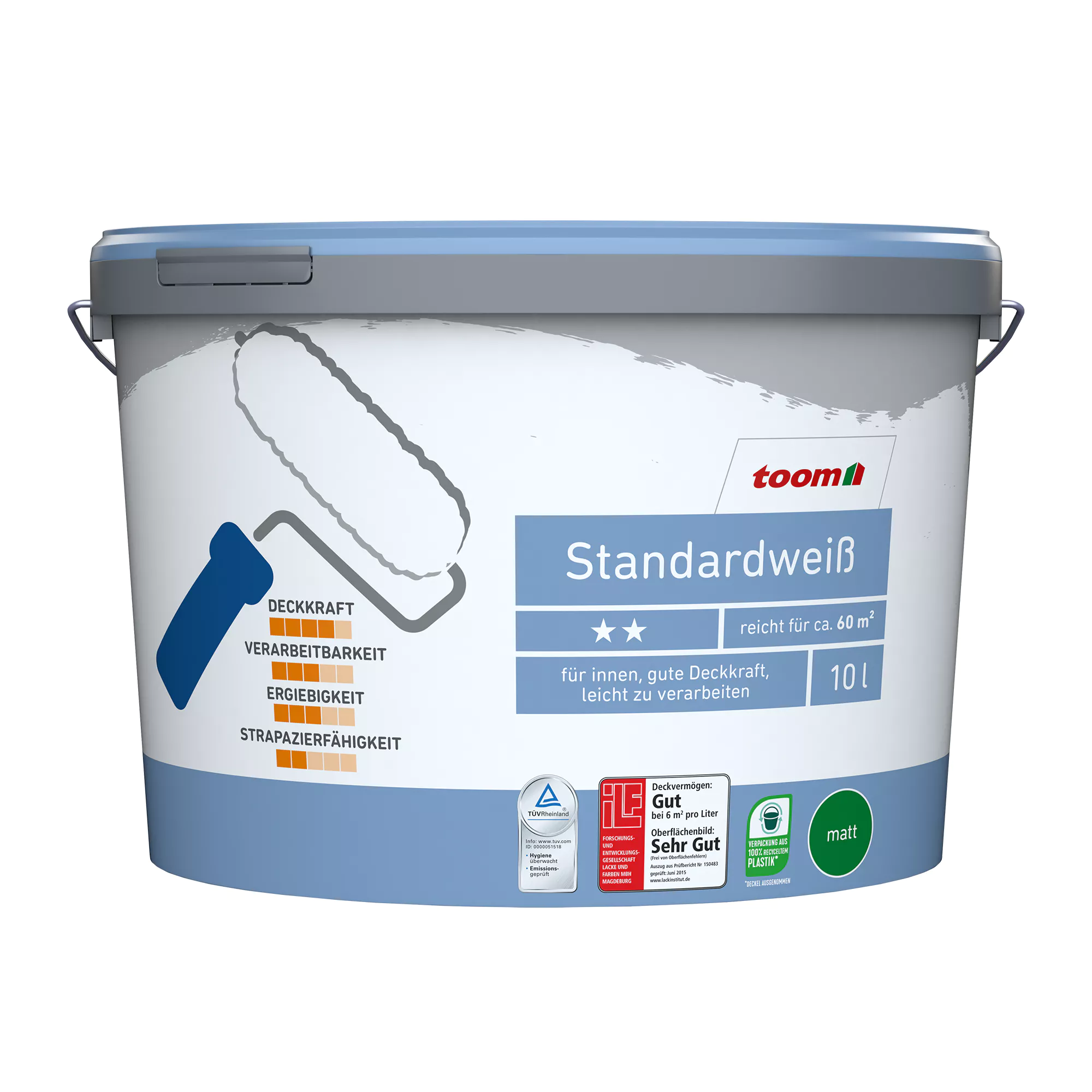 Interioare - TOOM Standardweiß matt 10 l