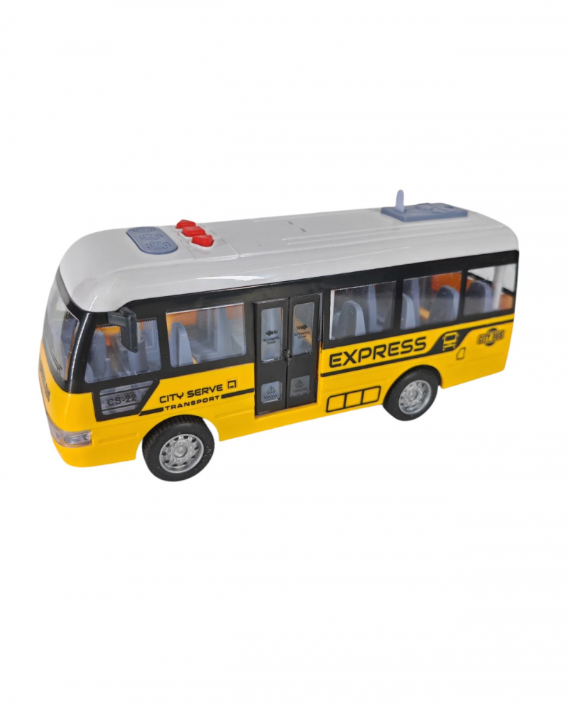 Set 6 Autobuze Electrice cu Sunet și Lumini – 2 Modele (Verde & Galben) – pentru Copii 3+ Ani – Vânzare Engros [3]
