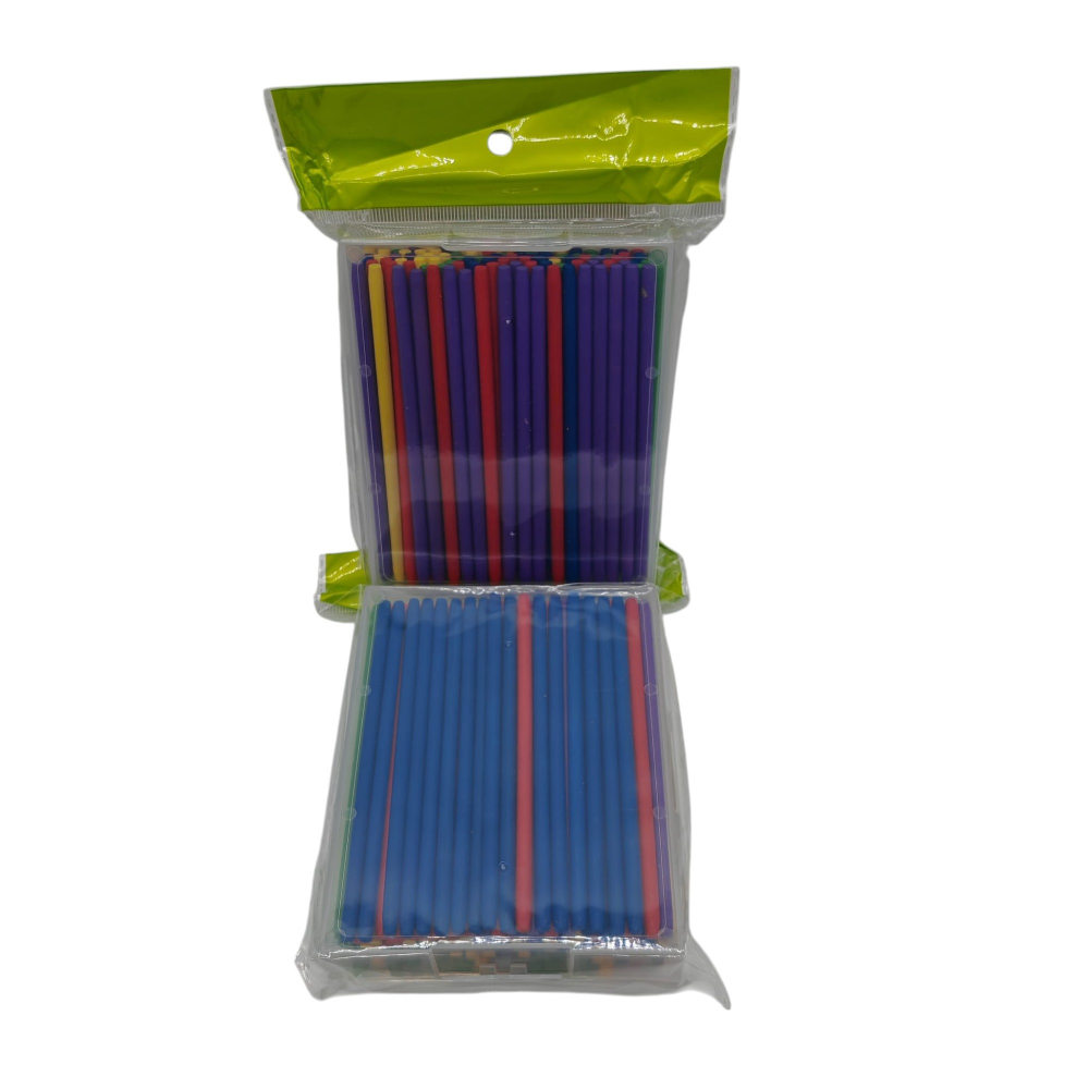 Bețe de Lemn Colorate pentru Activități Școlare – Ambalate în Cutie Transparentă – Vânzare Engros [3]