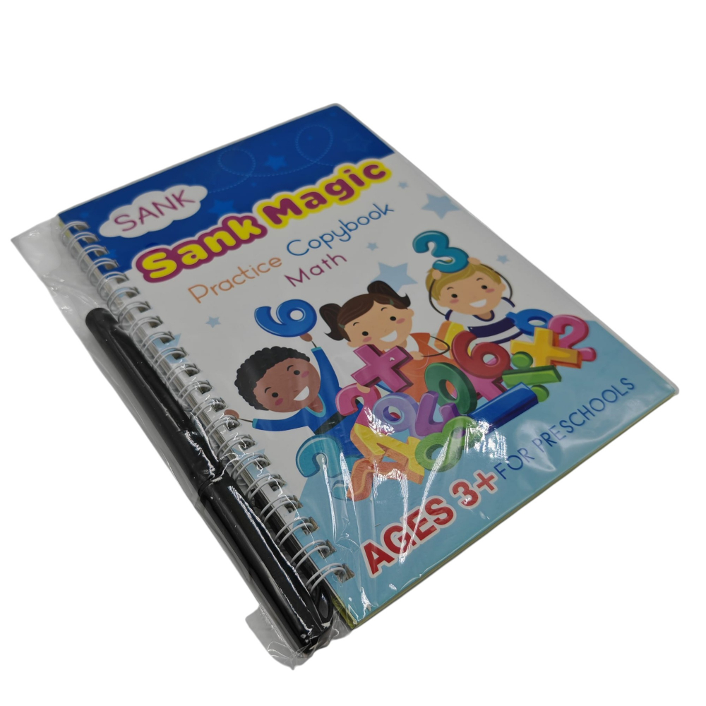 Caiet Magic Matematică cu Cifre Impregnate – Șanț Ghidat pentru Scriere – Vânzare Angro [3]