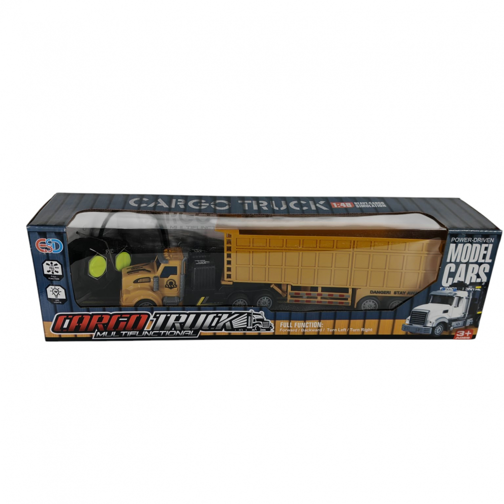 Camion Cargo Truck cu Cuva – cu Radiocomandă, Scară 1:48, pentru Copii 3+ Ani – Vânzare Engros [1]
