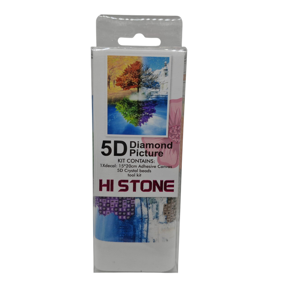 Kit Pictură 5D – Canvas 15x20 cm + Mărgele Cristal 5D + Kit Unelte – Artă Creativă DIY [3]