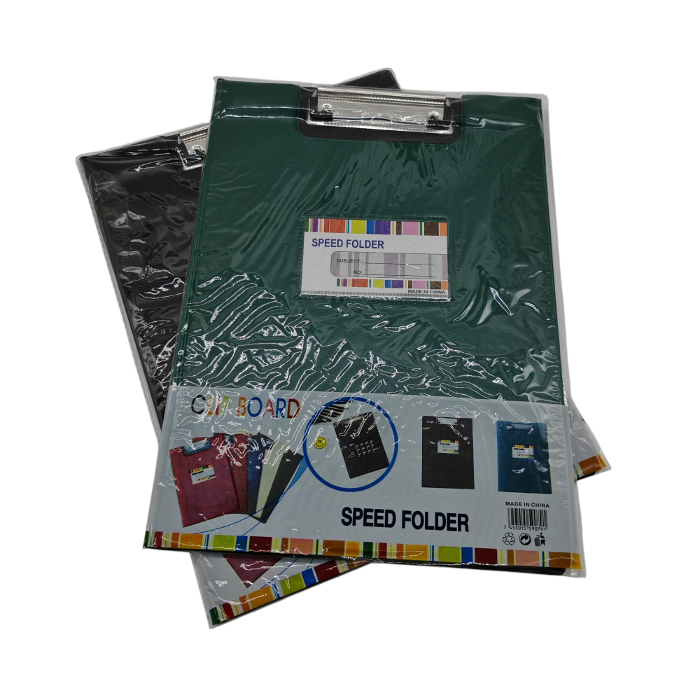 Clipboard Dublu A4 cu Loc pentru Etichetă – Culori Asortate – Vânzare Engros [3]