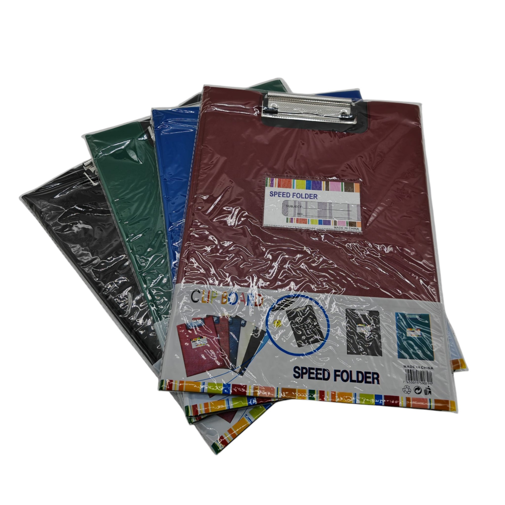 Clipboard Dublu A4 cu Loc pentru Etichetă – Culori Asortate – Vânzare Engros [2]