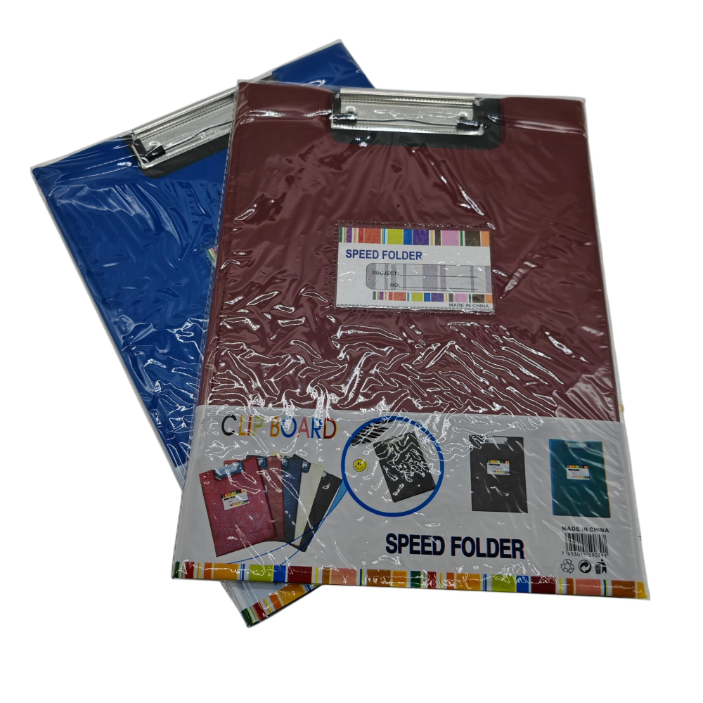 Clipboard Dublu A4 cu Loc pentru Etichetă – Culori Asortate – Vânzare Engros [4]