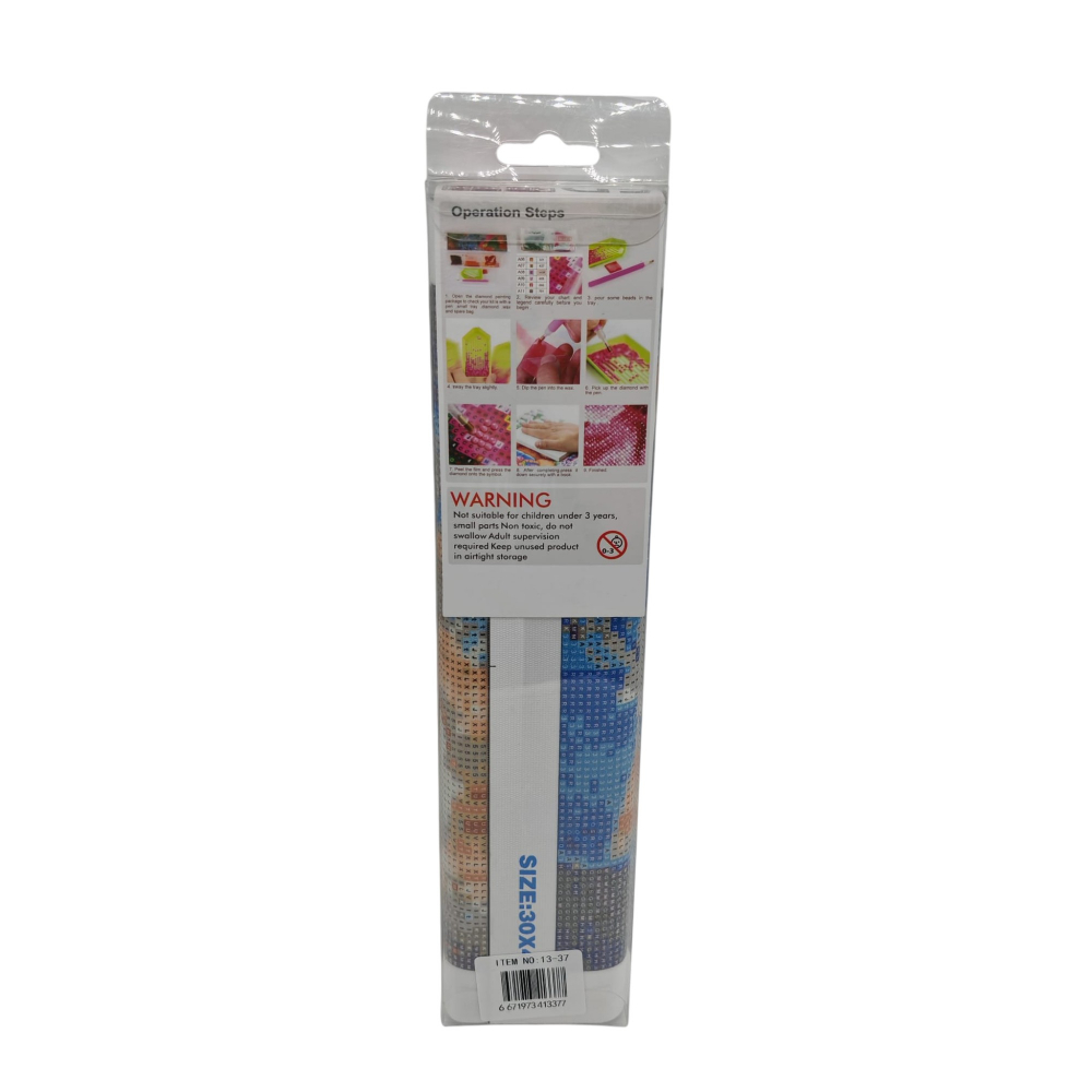 Kit Pictură 5D – Canvas 30x40 cm + Mărgele Cristal 5D + Set Unelte – Artă DIY cu Efect Strălucitor [6]