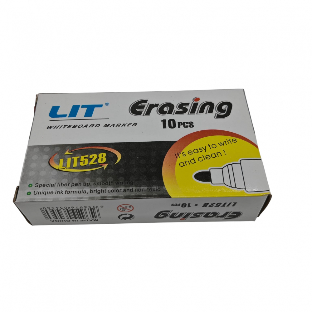 Marker LIT Roșu – Ușor de Șters – Set 10 Bucăți – Vânzare Engros [3]