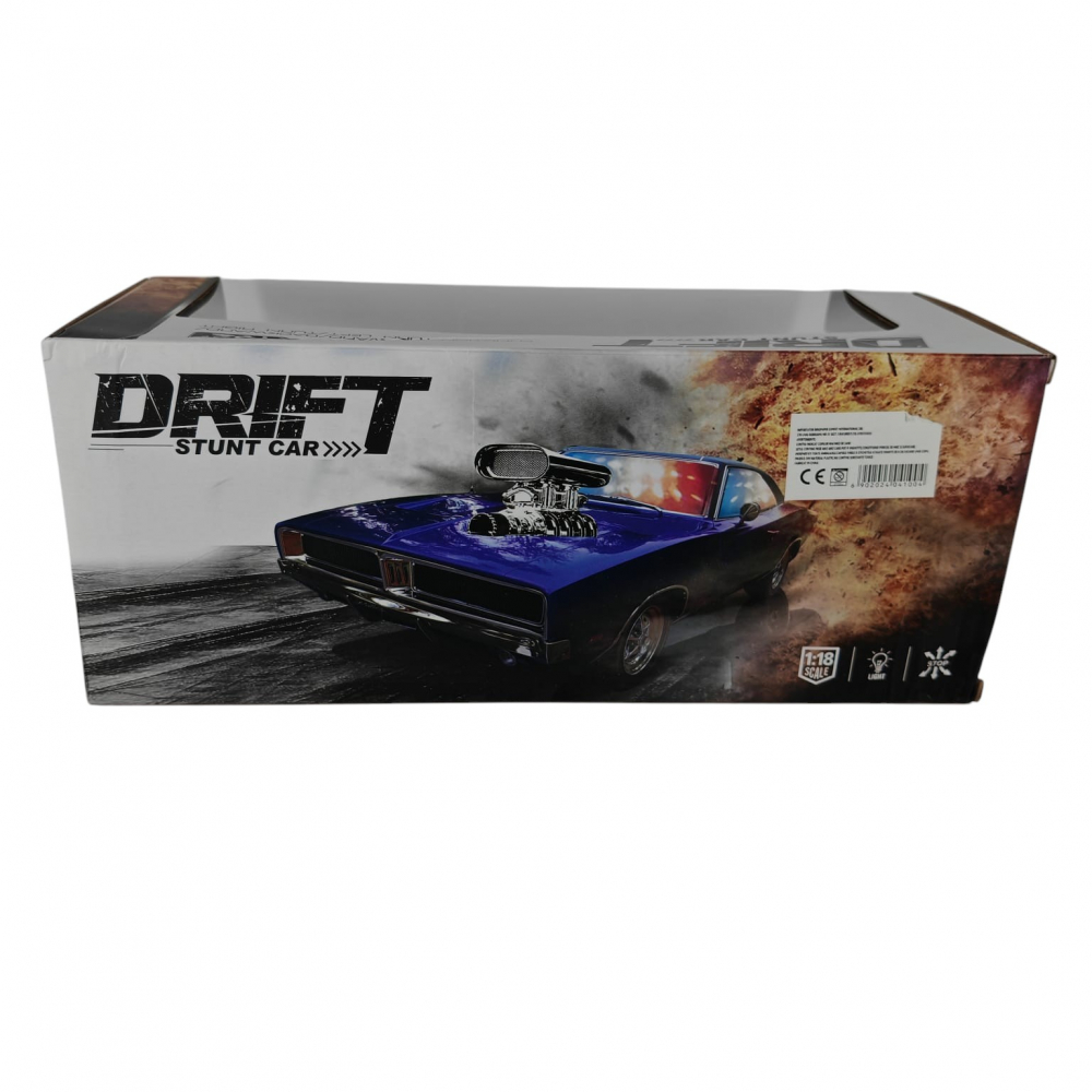 Mașină Drift Stunt Car Neagra cu Radiocomandă – Frecvență 27 MHz, Scară 1:18, pentru Copii 3+ Ani – Vânzare Engros [2]