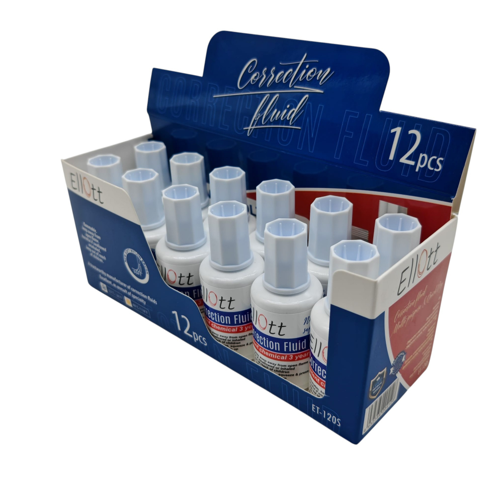 Pastă Corectoare Lichidă Ellott – Set 12 Bucăți – Vânzare Engros [3]