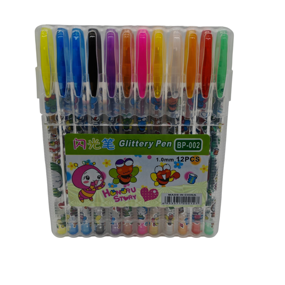 Pix cu Sclipici – Vârf 1.0 mm – Set 12 Culori – Vânzare Engros [3]