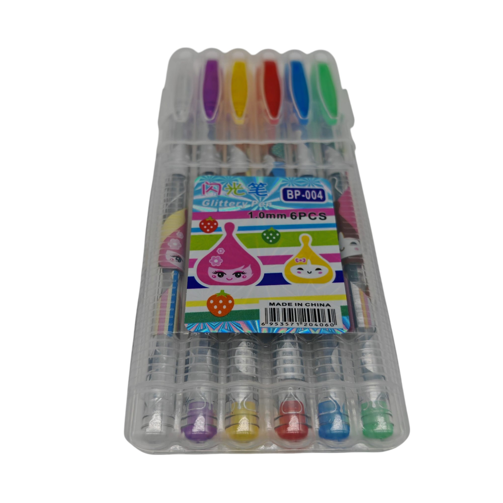 Pix cu Sclipici – Vârf 1.0 mm – Set 6 Culori – Vânzare Engros [2]