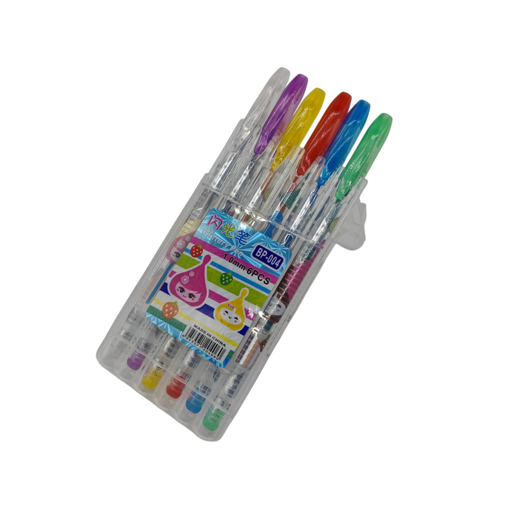 Pix cu Sclipici – Vârf 1.0 mm – Set 6 Culori – Vânzare Engros [3]
