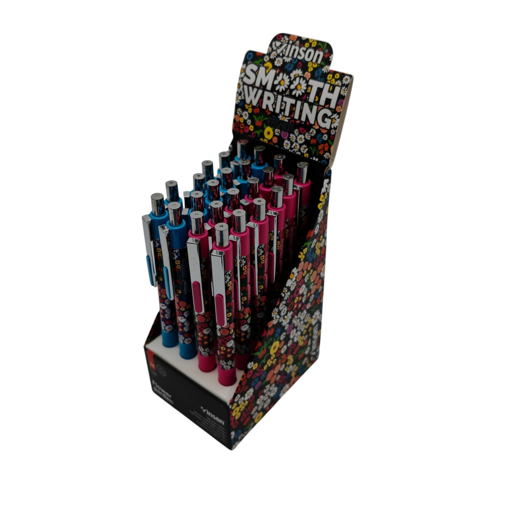 Pix Mecanic Inson Flower Garden cu Gel și Cauciuc Antiderapant – Set 24 Bucăți – Vânzare Engros [1]