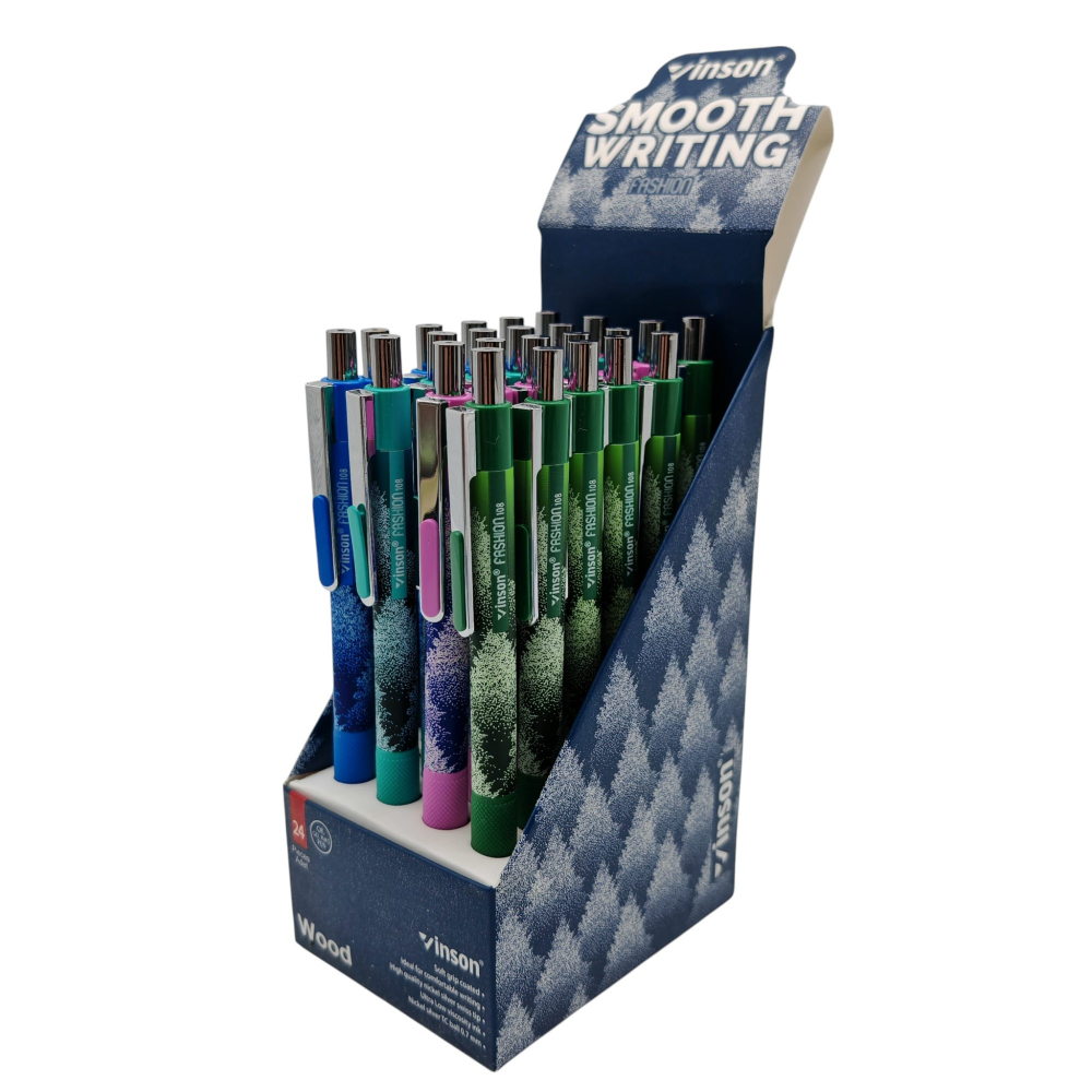 Pix Mecanic Inson Wood cu Gel și Cauciuc Antiderapant – Set 24 Bucăți – Vânzare Engros [1]