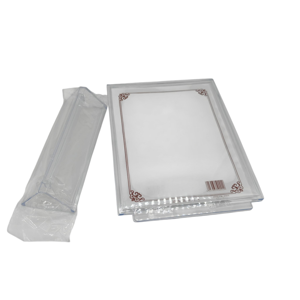 Portcard Plexiglas Mediu – Suport Transparent pentru Prețuri sau Meniu – Design Elegant și Vizibilitate Superioară – Vânzare Engros [2]