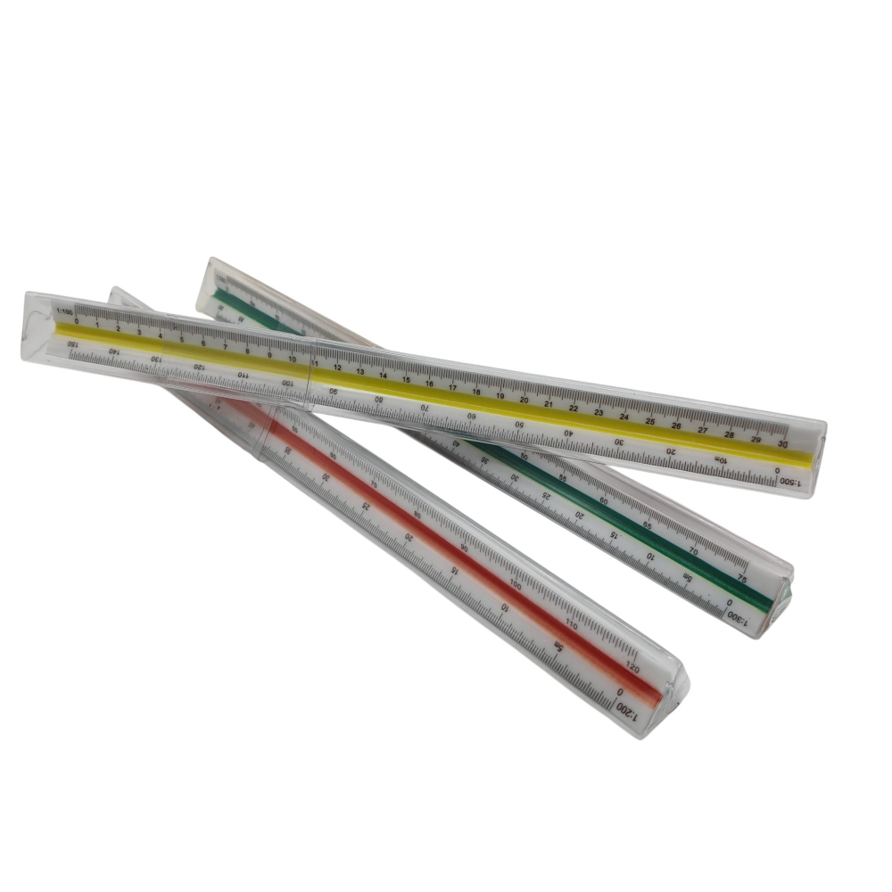 Rigle din Plastic cu 3 Laturi - Scări 1:200, 1:300 și 1:500 - Vânzare Angro [2]