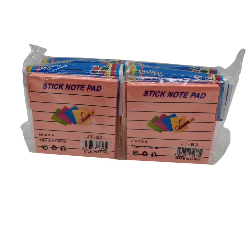 Set 12 Carnetele Notes Adezive – 76 x 76 mm – Culori Asortate – Vânzare Engros [1]